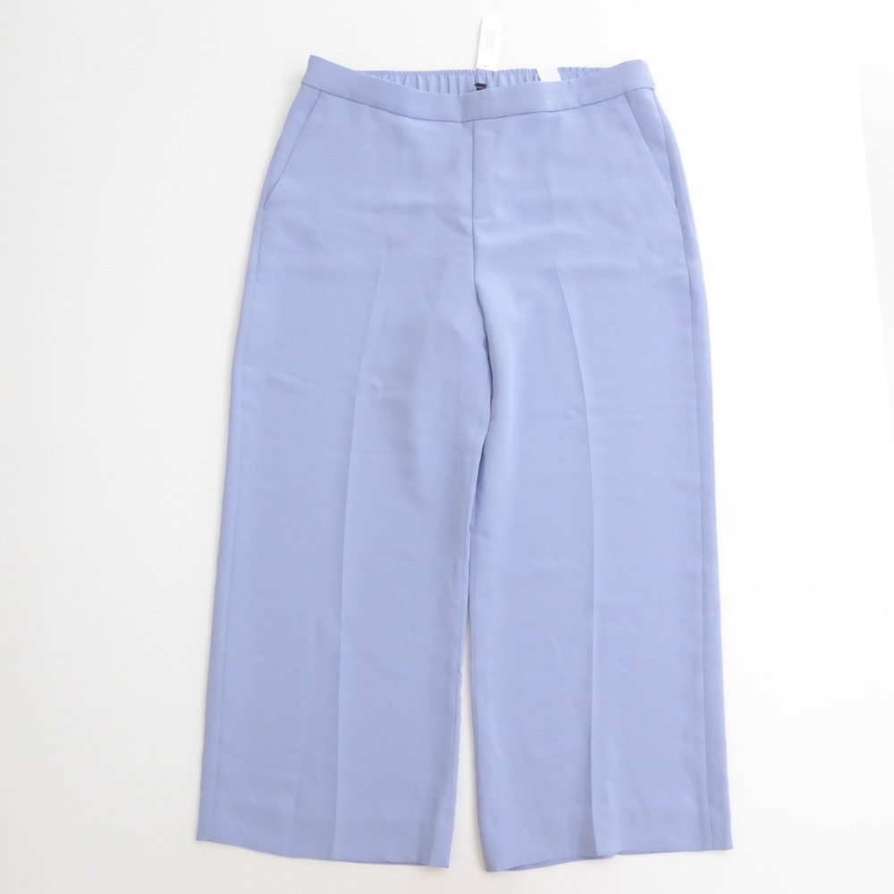 Banana Republic Women Pants Prinon Blue Hayden Wide-Leg High-Rise XXL